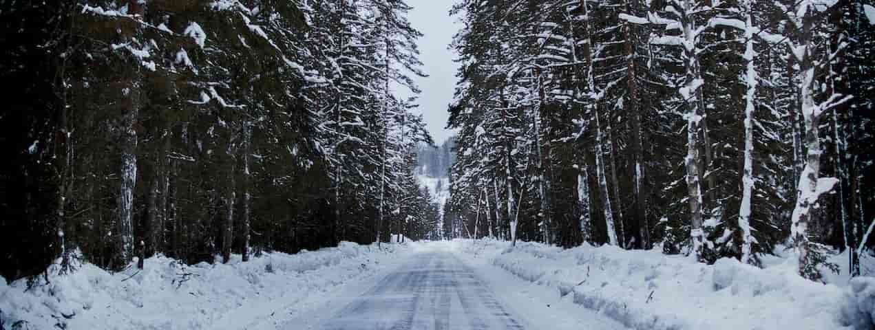 vinter väg